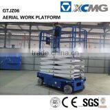 7.6m Scissor Lift Aerial Working Platform of platform truck for sale