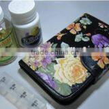 V-PB030 Custom Printing 28 Compartments Notebook PU Leather 7 Day Pill Box thumbnail-6