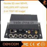 2-ch 720P Mobile Dvr H.264 Gps sd Card Mobile Dvr 3G GPS G-Sensor 128GB Storage thumbnail-3