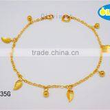 Olivia 2016 New Fashion Stainless Steel Jewerlry Simple Leaves Design Anklets for Women thumbnail-1