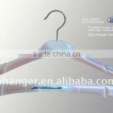 HEAD PP Transperant White Plastic Clothes Hanger thumbnail-1