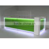 Modern Counter of White Office Reception Desk