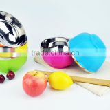 Color coating Plastic Bowl Set/stainless steel bowl set/soup and rice bowl/korean noodle bowl