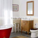 Wholesale Furniture China Factory Colored Bathroom Cabinet thumbnail-2