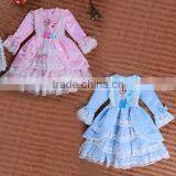 Newest Design Frozen Princess Dress Frozen Long Sleeve Dress,puff Sleeve thumbnail-1