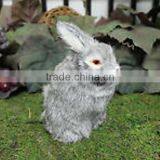 Tan Brown Jackalope Taxidermy Lying Rabbit Horns Easter Bunny thumbnail-3