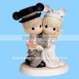 Lovely Resin Wedding Cake Toppers Couple thumbnail-1