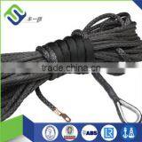 12 mm x 50 mtrs synthetic winch rope with 2 mtrs black protector