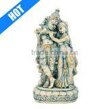 Customized Handmade Painted Resin Radha Krishna Statue thumbnail-1