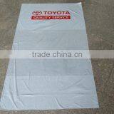 Qingdao Huaxuyang Wholesale LDPE White Color With TOYOTA Logo Waterproof Plastic Disposable Car Seat Covers thumbnail-6