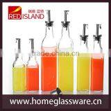 Fancy Glass Oil Bottle,glass Bottle for Cooking Oil and Vinegar thumbnail-1