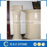 Antique Beige Marble Stone Column thumbnail-1