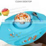 China Suppliers Wholesale Silicone Bowl for Kids Table Mat and Placemat thumbnail-3