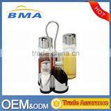 LFGB Storage Bottles & Jars Type Salt and Pepper Glass Cruet Set thumbnail-5