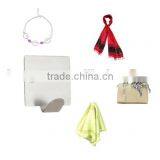 4 Pieces Stainless Steel 3M Adhesive Wall Hooks thumbnail-5