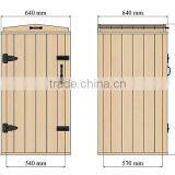 Raccoon Resistant Wooden Garbage Can Storage Sheds thumbnail-4