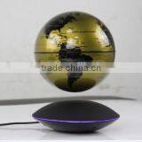 Magnetic Floating Levitation Globe Unique Maglev Globe Gold Color thumbnail-2