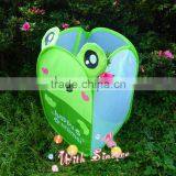 Animal Shape Print Pop up Folding Laundry Hamper Basket Foldable Storage Container thumbnail-2