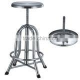 Rolling Adjustable Stools With Stainless Steel thumbnail-2