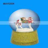 Resin Decorative White Horse Wedding Water Globes thumbnail-1