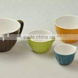 4pcs Ceramic Measuring Cups Set, Cups With Mouth thumbnail-1