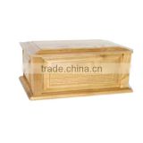 cheap wooden cremation Urn funeral product in funeral supplier