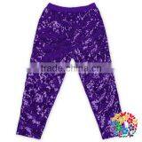 Wholesale Children Boutique Clothing Aque Sequin Long Pants Baby Sequin Pants thumbnail-4