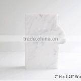Office Display Wholesale Carrara Marble Bookends Abstract Sculpture Bookends Contemporary thumbnail-2