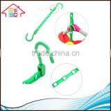 NBRSC Plastic Multi-functional Folding Clothes Hanger Hanging Device Closet Space Saver Set of 2 thumbnail-6