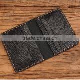 Bifold Cowhide Leather Men Credit Card Holder With Multiple Card Slots thumbnail-3
