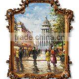 FA-250G-01 Antique Frame Hand-painted Oil Paintings for Decor thumbnail-6
