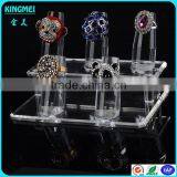 Popular Hot Sell 2 Tier Clear Acrylic Ring Display Holders thumbnail-1
