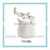 F519 E27 Porcelain Lamp Holder With Bracket thumbnail-1