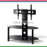 Modern Design Furniture Bracket Mount Glass Metal Plexiglass TV Stand thumbnail-2