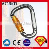 25KN The Most Safety Quicklock Aluminum Carabiner For Wild Sports