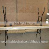 Used Round Restaurant Banquet Folding Dining Table thumbnail-3