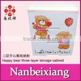 2016 Lovely and Safe 3 Layers Baby Plastic Clothing Drawer thumbnail-1