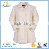 100%Polyester Women's Woolen Cloth Jacket&Coat Women's Coats Long Woolen Coat Slim Straight Thick Warm Woolen Jacket DD-YF-1709 thumbnail-1