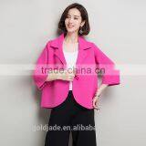 New Customized Wholesale Jersey Jacket Women Blue Jacket Short Fall Korean New Style Jacket thumbnail-4