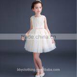 Kids Girls Flower Dress Sleeveless Birthday Party Dresses Children Fancy Princess Beads Dress thumbnail-5