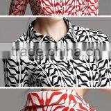 Office Ladies Elegant Fashion Printed Long Sleeve Formal Shirt thumbnail-4