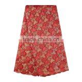 2017 Nigeria Asoebi Dress Fabrics Multi-color African Guipure Cord Lace thumbnail-4