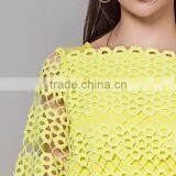 Self Portrait Dress Images of Ladies Casual Cold Shoulder Tops thumbnail-4
