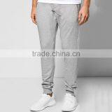 Skinny Fit Drop Crotch Joggers With Pockets Plain Men Fashion Trousers thumbnail-1