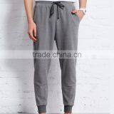 Custom 100% Cotton Trendy Plain Wholesale Men Jogger Sweatpants