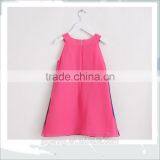 Summer Girls High Quality Kids Casual Pink Clothing Modern Children Dress thumbnail-3