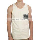 Custom Cotton Breathe Freely Absorbent Water Tank Top With Pocket thumbnail-3