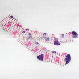 Young Girl Panthose Bright Tights Long Socks Strip thumbnail-3