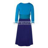 Wholesale Maternity Clothes 3/4 Sleeve 100% Cotton Comfortable Maternity Dress thumbnail-5