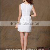 2015 Summer Autumn Vestidos New Korean Women Casual Bohemian Floral Leopard Sleeveless Vest Printed Beach Chiffon Dress thumbnail-2